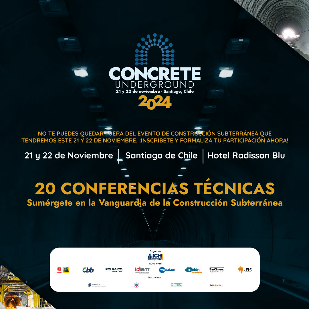 Importantes proyectos subterráneos se suman a Concrete Underground 2024