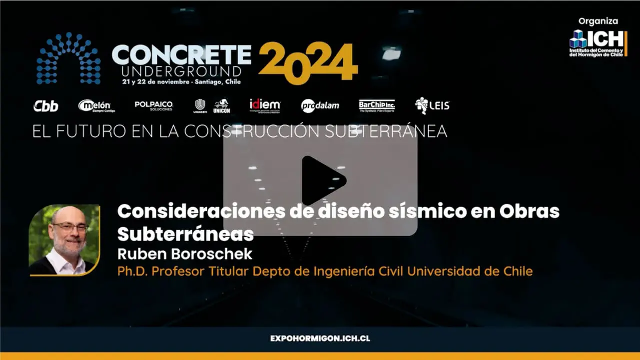 3.Ruben Boroschek - Consideraciones de diseño sísmico en obras subterráneas