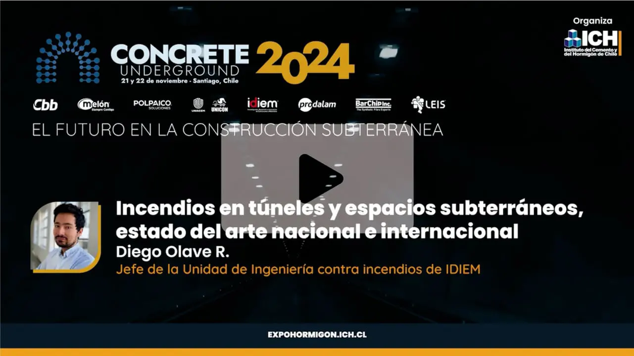 5.Diego Olave - Incendios en túneles y espacios subterráneos, estado del arte nacional e internacional