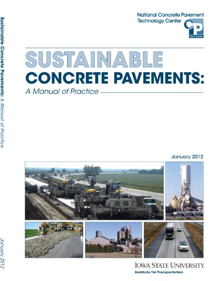 Sustainable concrete pavement