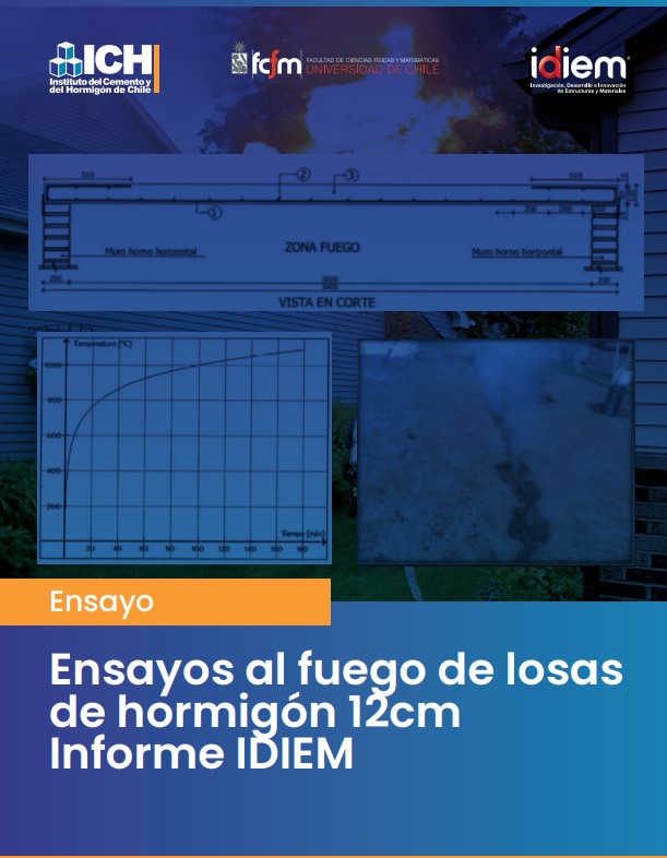 Ensayos al fuego de losas de hormigon 12 cm informe IDIEM