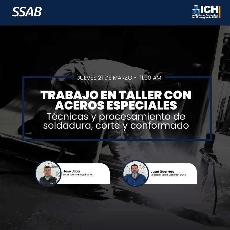 trabajo en taller con aceros especiales