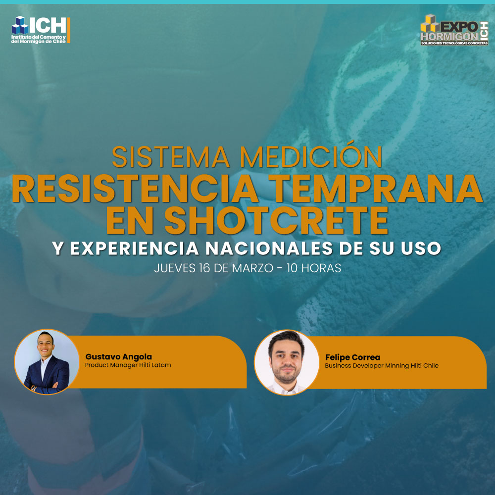 sistema de medición temprana de shotcrete y experiencia en shotcrete