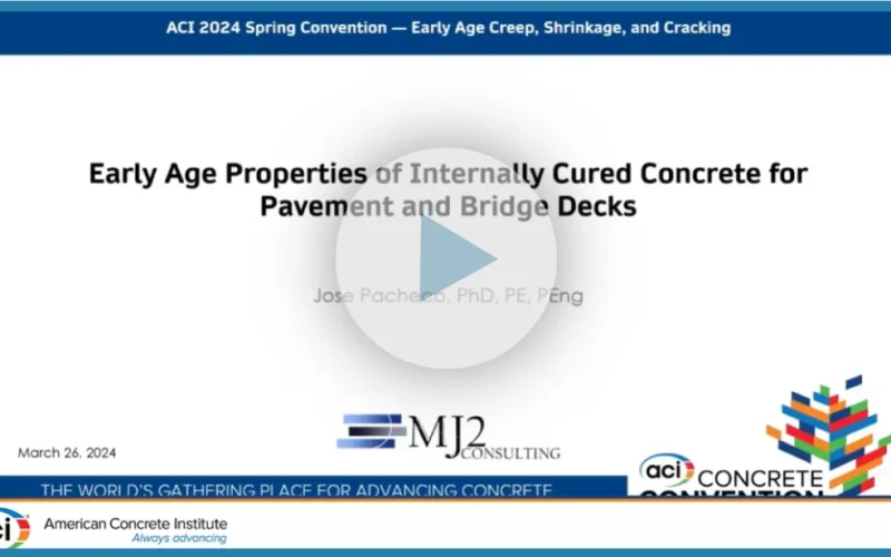 ACI Propiedades de edad temprana