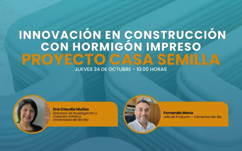 Innovación en construcción con Hormigón Impreso - Proyecto Casa Semilla